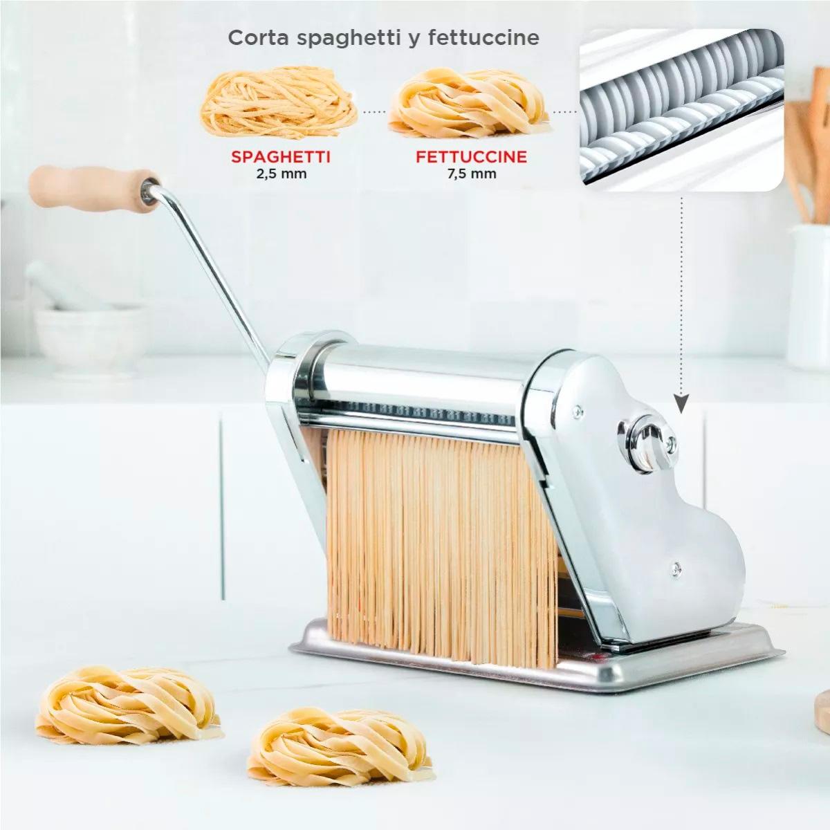 Maquina De Pastas Pastalinda Clásica 200 Roja 20Cm